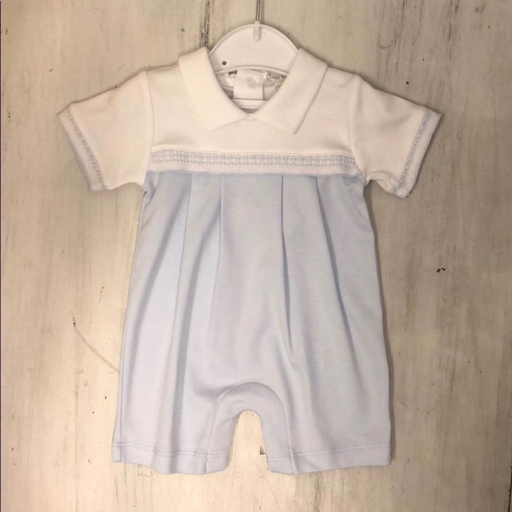 NWT Kissy Kissy Boys Homecoming Playsuit in Blue - Picture 1 of 4